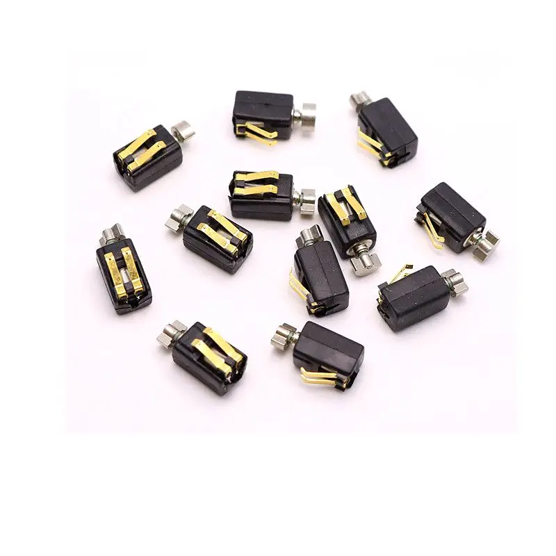 2 шт./лот миниатюрный вибромотор позолоченный штифт 4*8 мм мотор без сердечника