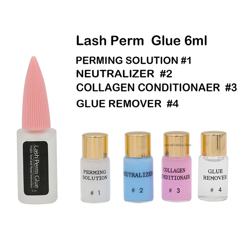 Набор для наращивания ресниц набор завивки волнистый лосьон супер плойка клей