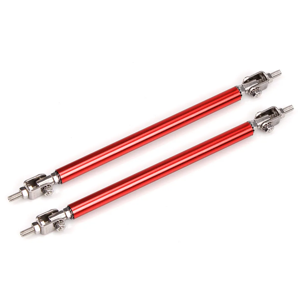 Red150mm RASTP-2Pcs/комплект Универсальный Регулируемый 85 мм 150 мм Автомобильный передний бампер протектор для губ стержень разветвитель стойки галстук бар Поддержка стержень RS-BTD009 - Цвет: Red150mm