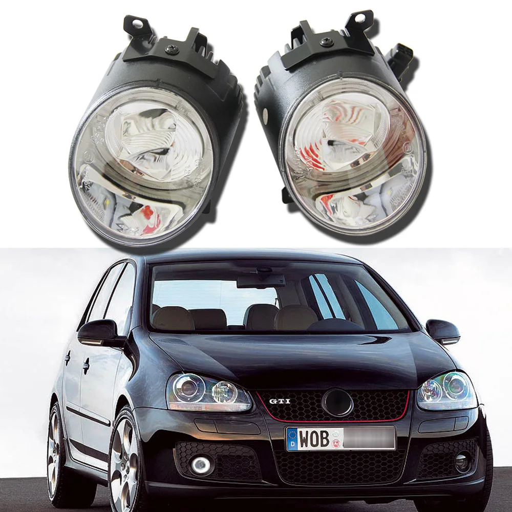 Супер белый светодиодный светильник дневного света для VW golf 5 GTI 06-09 drl противотуманный светильник, светодиодный светильник указателя поворота
