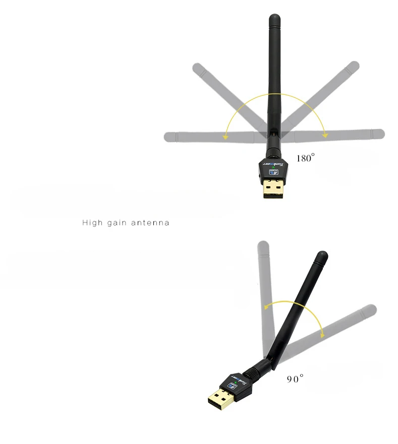 USB Wifi антенный адаптер беспроводной 600M WiFi сетевая карта 2,4G 5,8 GHz двухдиапазонный AC Wifi антенный адаптер 802.11a/b/g/n