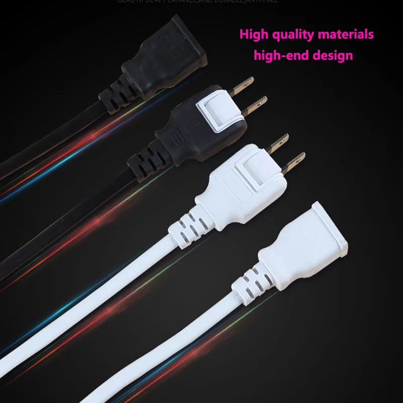 Удлинительный шнур питания с двумя штекерами колено высокой мощности