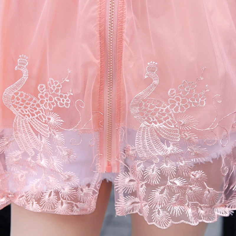 Женская прозрачная рубашка с длинным рукавом защитой от УФ-лучей пляжная одежда