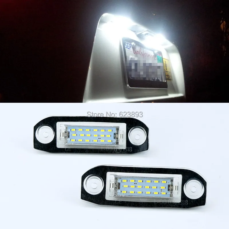 Бесплатная доставка 2x безошибочный высокомощный белый 18 SMD СВЕТОДИОДНЫЙ