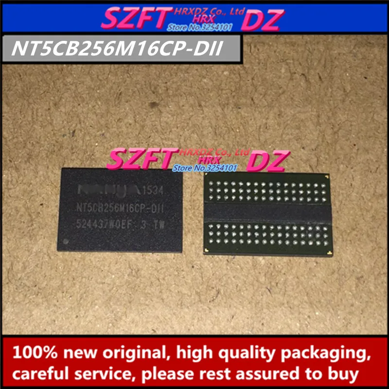 

SZFTHRXDZ 100% new original 2PCS 5PCS 10PCS NT5CB256M16CP-DII BGA NT5CB256M16CP DII