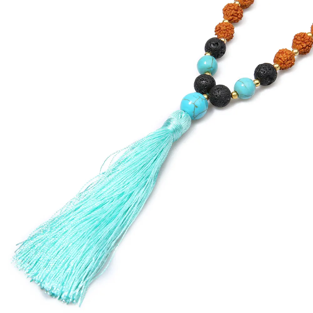 Богемные длинные кисточки SHINUS BOHO ожерелья для женщин классические бусы из плодов