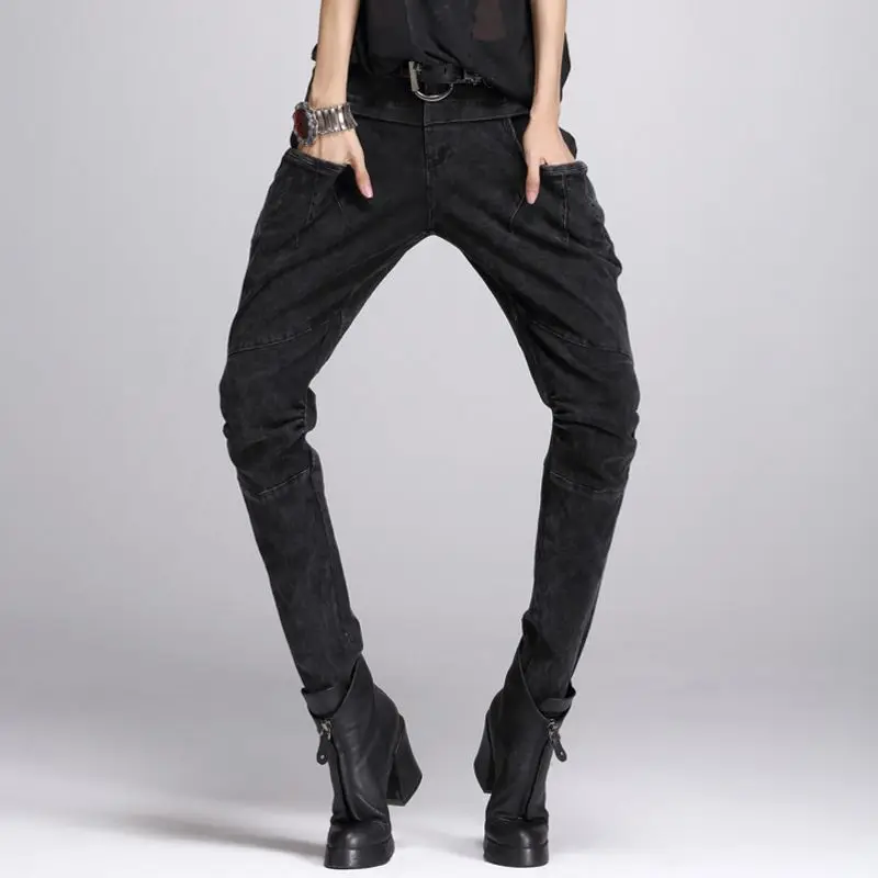 Женские брюки султанки в стиле Ретро|jeans denim|denim stylefashion denim |