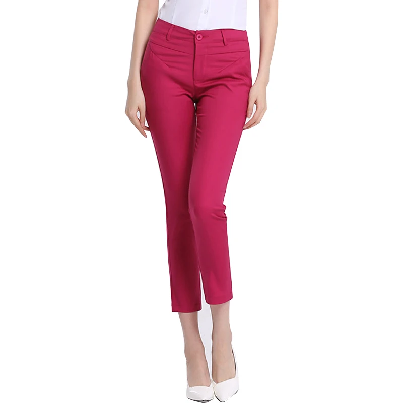 2021 капри брюки для женщин девушек офиса Повседневная обувь узкие по щиколотку