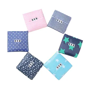 Складная Экологичная многоразовая сумка-тоут складная сумка для покупок, переработанные мешки для хранения, удобная домашняя Организация большой емкости