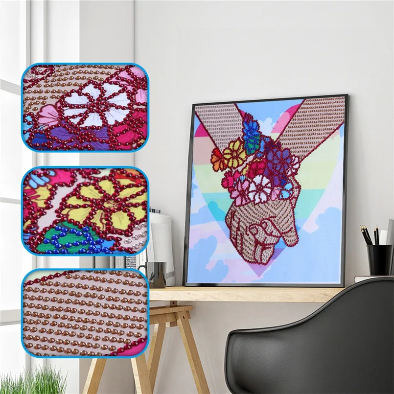 Алмазная живопись особой формы сделай сам Набор для вышивки крестиком 5D с