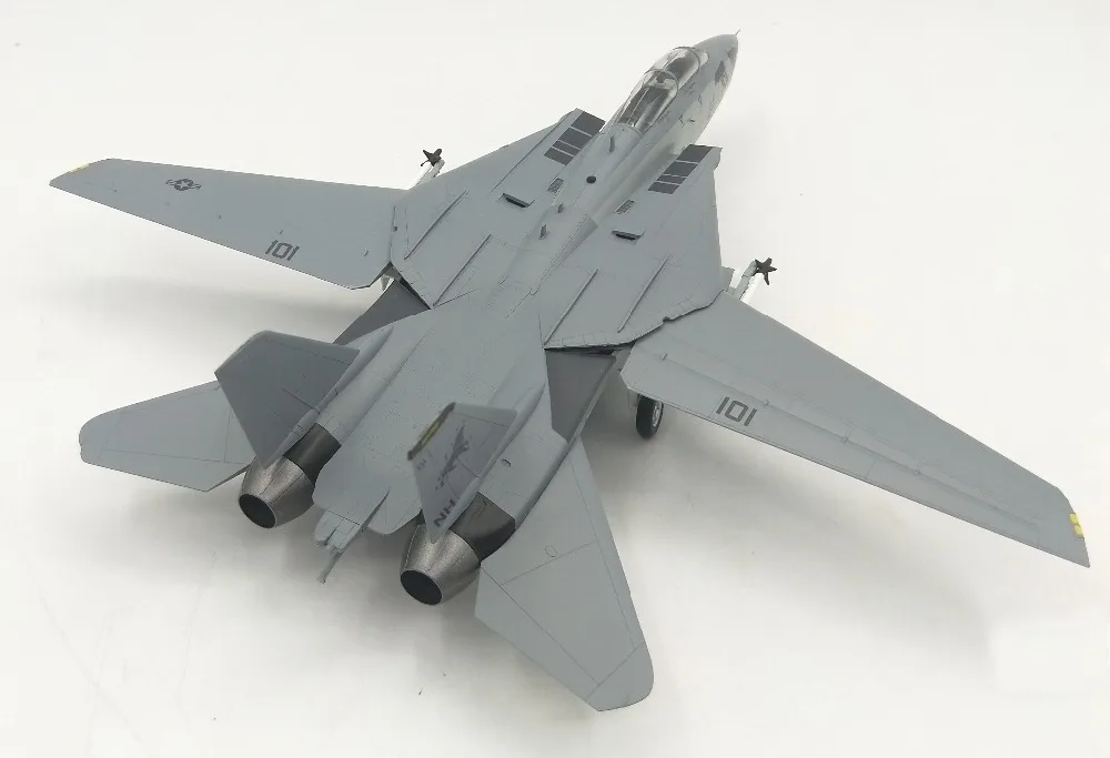 Труба 1: 72 F-14D VF-213 ЧЕРНЫЙ ЛЕВ эскадрилья мужской F14 модель истребителя