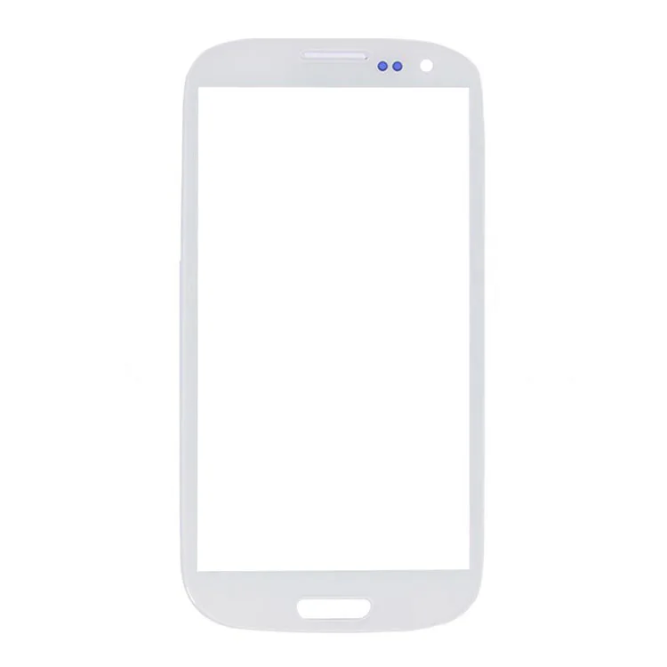 Белый для Samsung Galaxy S3 i9300 Передняя стеклянная линза Верхняя панель Замена +