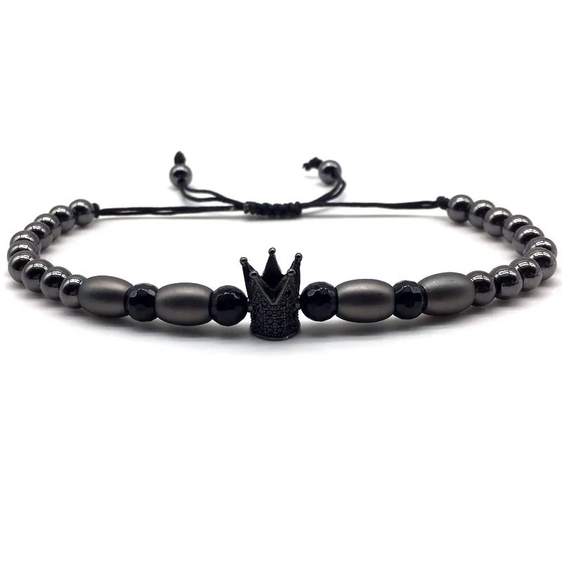 Новое поступление 2020 мужской браслет из искусственных камней в стиле панк с