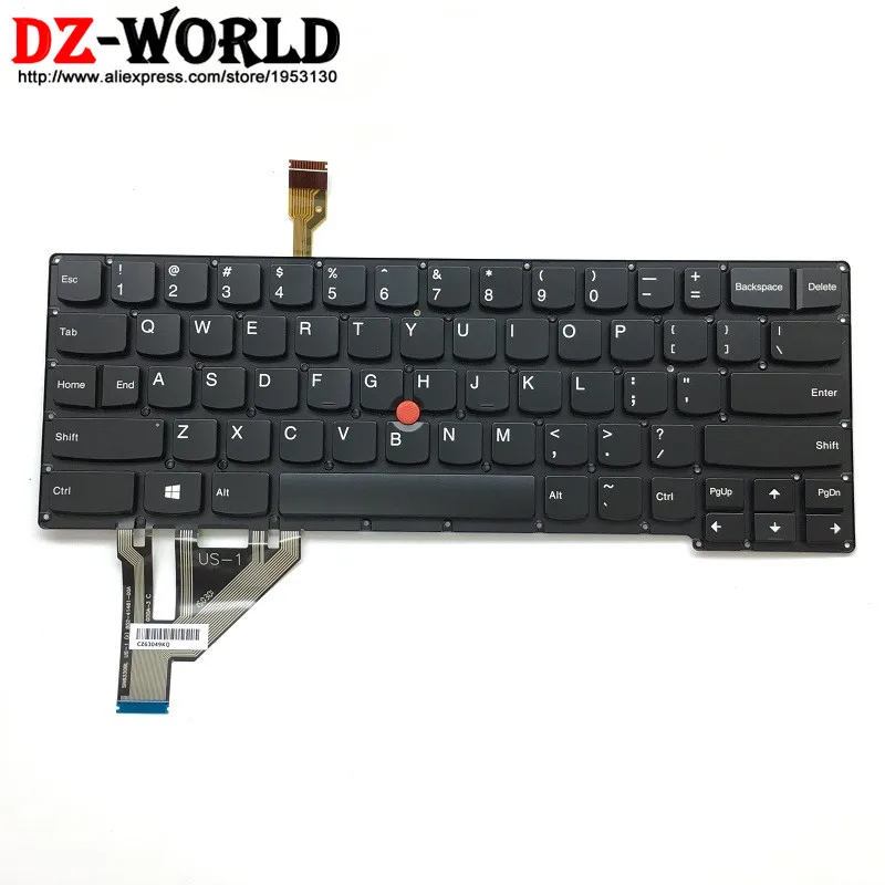 Новая Оригинальная английская клавиатура с подсветкой для Lenovo Thinkpad X1 Carbon 2nd Gen 20A7