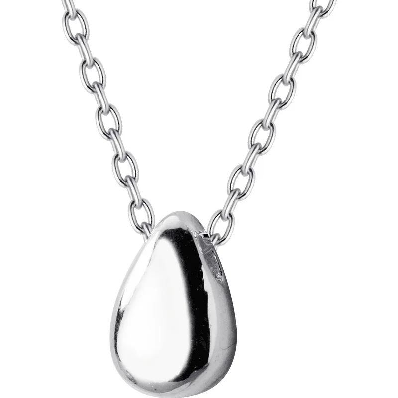 925 Sterling Silver Pure S925 Jewlery Cute Teardrop Waterdrop Pendant Girl Mothers Day Gift Fashion Women | Украшения и