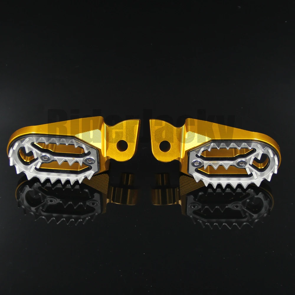 CNC Алюминиевый Золотой мотоцикл подставки для ног подножки Yamaha YZ426F WR426F WR YZ 426F 2000