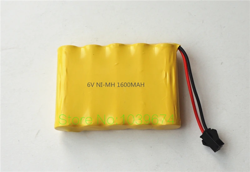 Заводская розетка для перезаряжаемых аккумуляторных батарей 6 в Ni-MH 1600 мАч 1 2 AA * 5