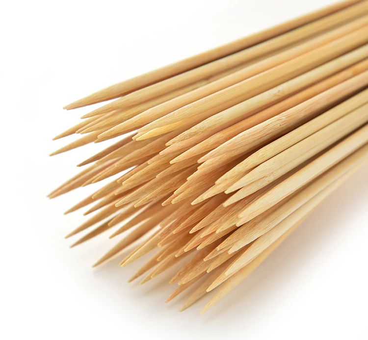 

Disposable Bamboo Sticks Barbecue Tools Natural BBQ Bamboo Skewers for Barbeque Shish Kabob Indoor & Outdoor Grill