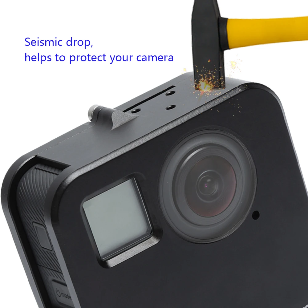 Алюминиевый защитный чехол Forever для экшн камеры GoPro Fusion с объективом|Чехлы