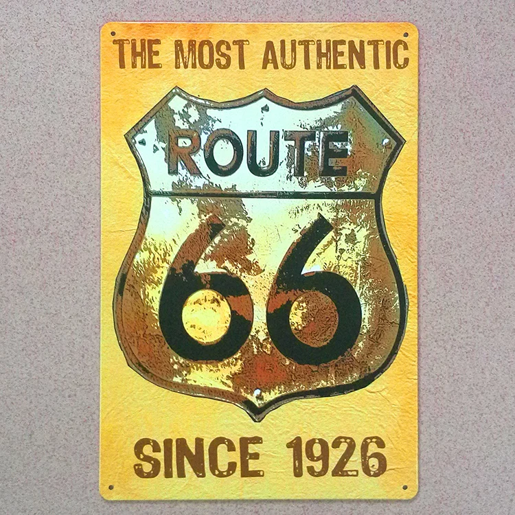 SP RW 166 &quotroute 66 road USA america&quot винтажные металлические оловянные вывески постер для