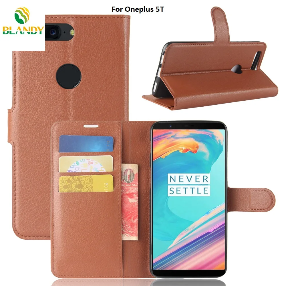 

100pcs/lotFree shipping For Oneplus 7 pro 6T 5T Lychee design Credit Card Wallet Stand Flip leather case For Oneplus X 6 5