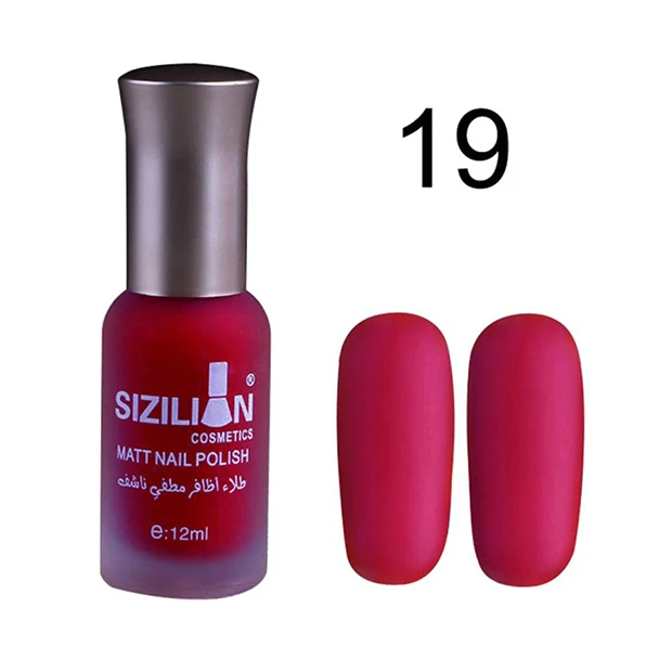 Nail Polish S Макияж 12 мл матовый тусклый лак для ногтей Быстросохнущий стойкий лак для ногтей матовый Гель-лак для ногтей профессиональный подарок для дизайна ногтей - Цвет: Nail Polish S
