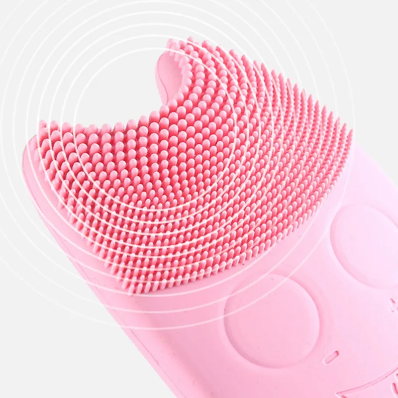 Электрическая щетка для чистки лица массажная машина силиконовые устройства