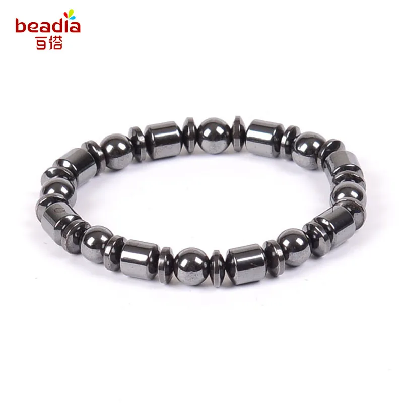 Новый Магнитный черный камень 8 барабанных бусин зажим для папки антиусталостный