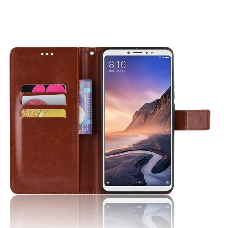 Чехол для Xiaomi Mi Max 3 чехол с откидной крышкой из искусственной кожи Max3 MiMax3