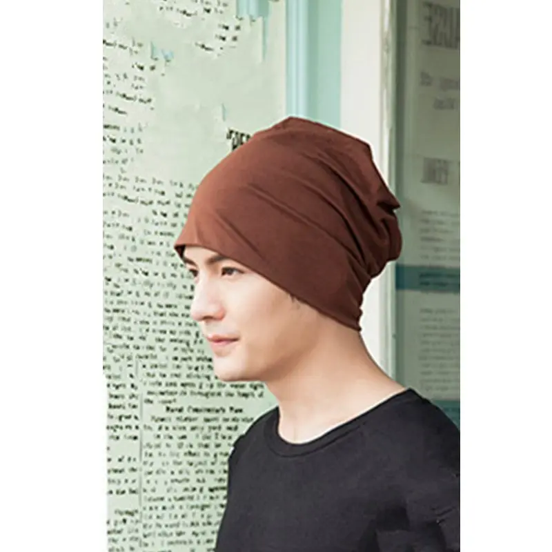 Однотонная облегающая шапка для мужчин и женщин мягкая удобная JCX9097 Осень-зима 1