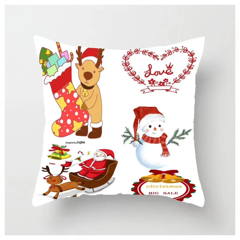 5 Новогодний Рождественский Декор для дома Adornos De Navidad аксессуары для дома Рождественские украшения подушка Navidad чехол - Цвет: 5