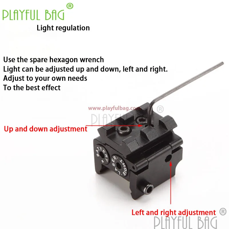 

Outdoor CS Toy 2mw red laser sight Mirror Red Green Point calibrator Toy water bullet gun Upgrade material Best gift Z25