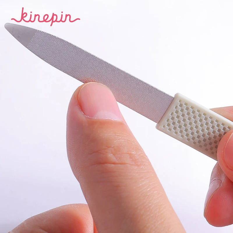 KINEPIN нержавеющая сталь пилка для ногтей Клипер Триммер Набор наклонных мозолей бритвы Ножницы для ногтей Кусачки Инструменты с силиконовой ручкой