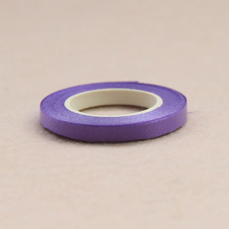 purple 10 м/рулон корсажные ленты для свадьбы, рождественской вечеринки, аксессуары для упаковки, сделай сам, бант, ленты для поделок, открытки, подарки - Color: purple