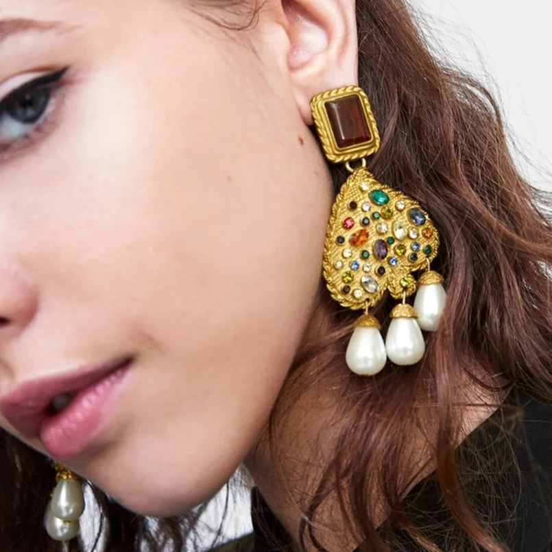 MANILAI ZA трендовые серьги-капли в форме сердца для женщин богемные серьги с