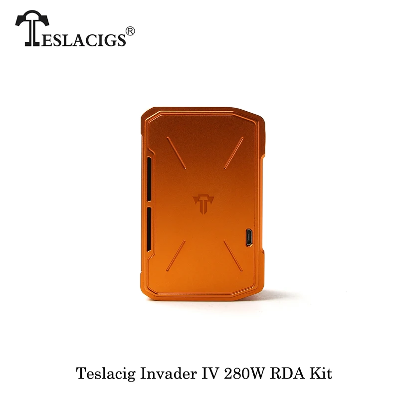 Вт 280 Тесла Invader IV 4 Teslacigs поле Mod электронные сигареты двойной катушка RDA 21700/20700/18650