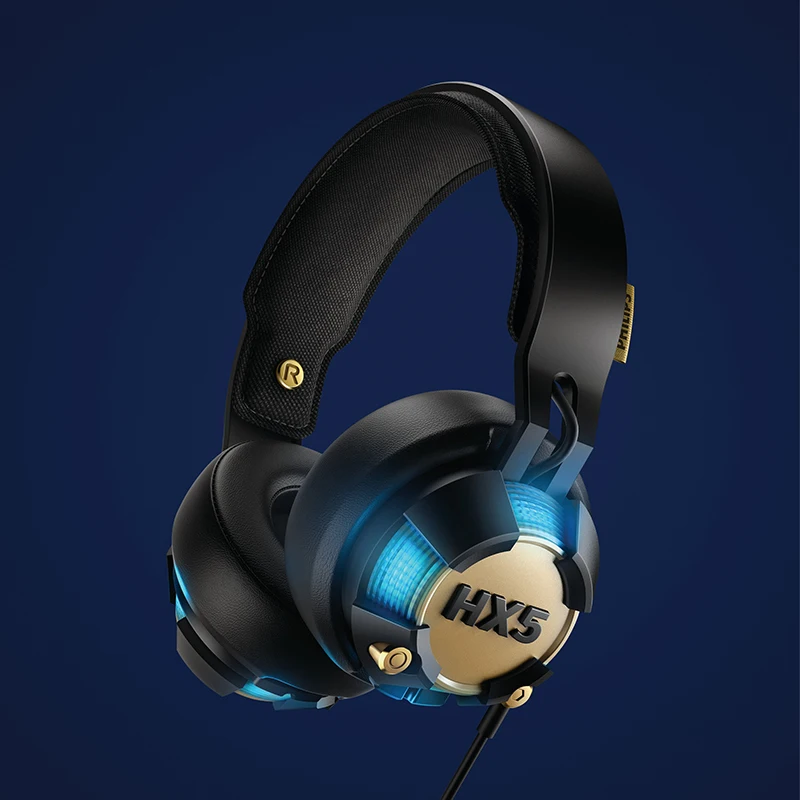 Оригинальные профессиональные Наушники Philips SHX50 для компьютерных игр с USB