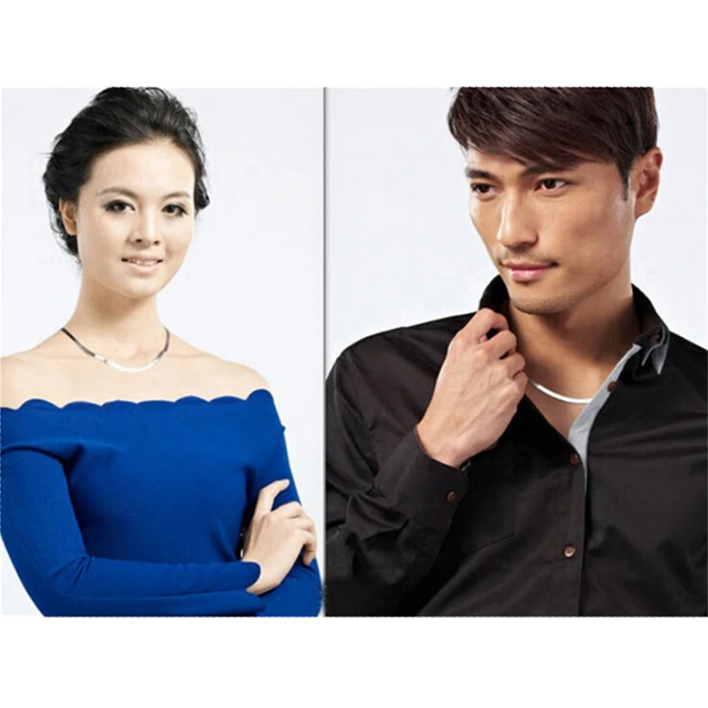 2019 Горячая Мода Торки Макси пара ключицы плоская цепочка плоские змеиные кости