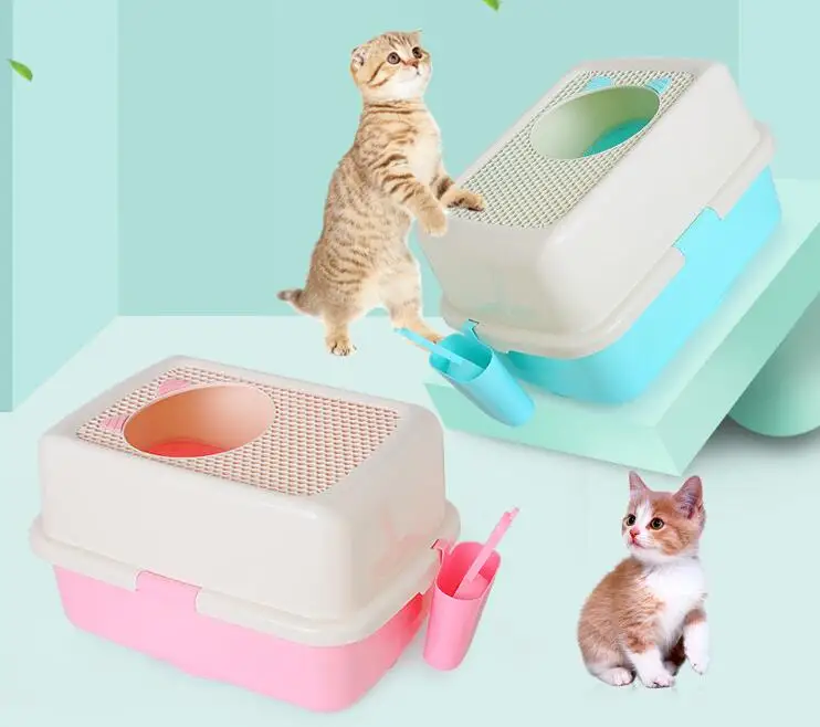 Yamisi полностью закрытый туалет для котов Пан моющиеся современный дизайн cat bedpans