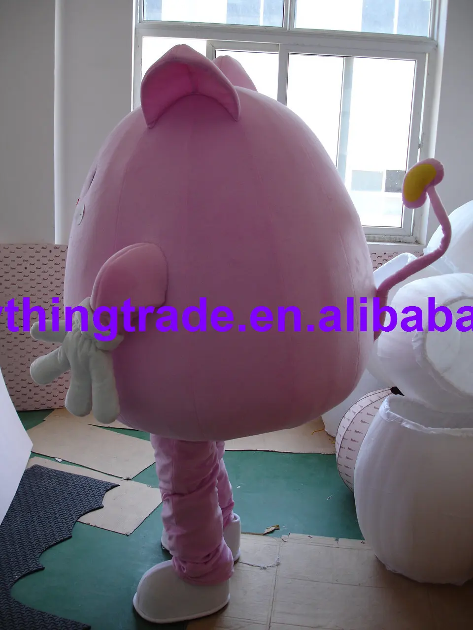 New arrival 2014 Adult lovely pink doll mascot fancy dress costumes Halloween cartoon party | Тематическая одежда и