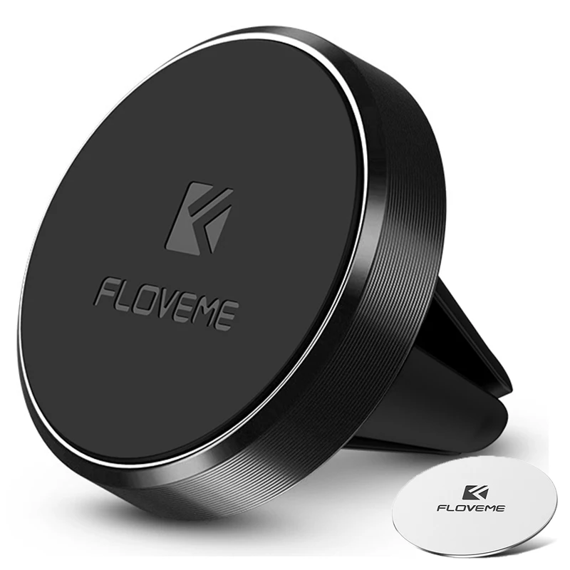 Model 2 Black Floveme Универсальный магнитный автомобильный GPS держатель телефона 360 Вращение магнита вентиляционное отверстие розетки крепление подставка для iPhone samsung держатель для телефона в машину подставка для телефона - Цвет: Model 2 Black
