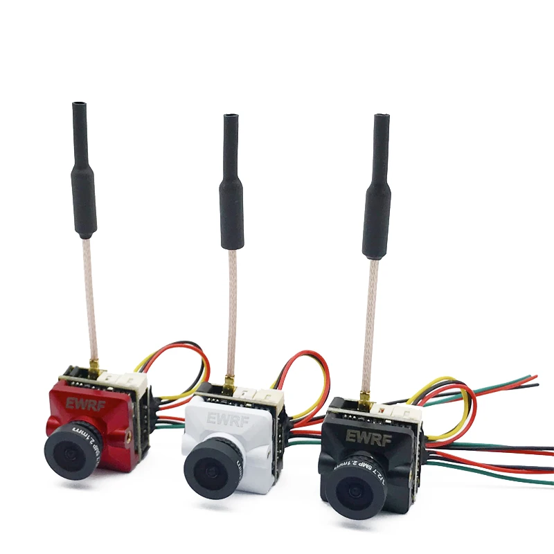 Мини видео передатчик EWRF e7087U 5 8G для FPV Racer и Camera 700TVL Micro CCD 2 1 мм объектив гоночный