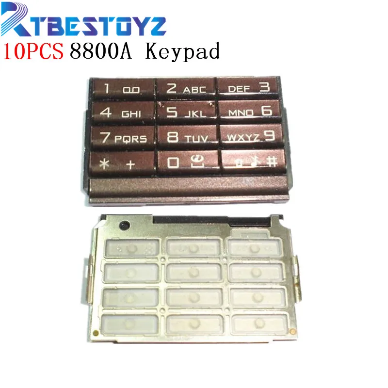 

Клавиатура RTBESTOYZ 10 шт./лот для Nokia 8800A, замена клавиатуры на английском языке для Nokia 8800 Arte 8800A
