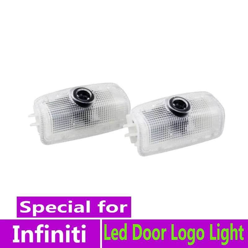 2 шт. Автомобильная дверь свет LED логотип проектор для INFINITI QX50 QX70 G37 G35 G37s coupe Q50 Q60