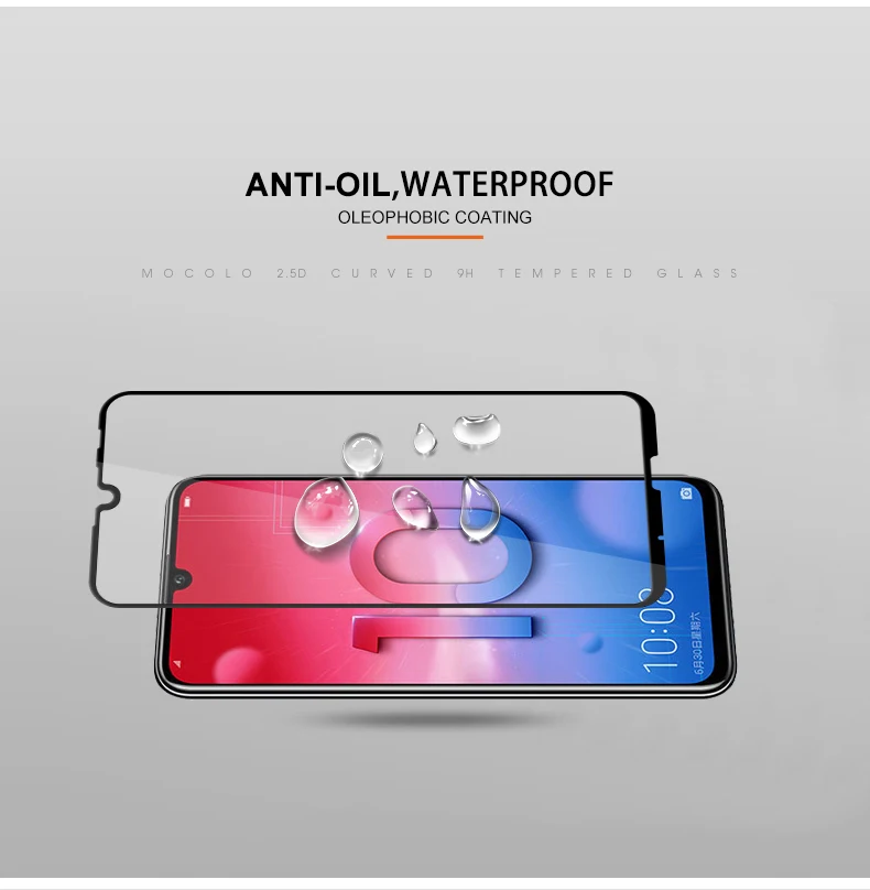 Высококачественное защитное стекло Mocolo для huawei Honor 10 Lite, полное покрытие, Защита экрана для huawei Honor10, молодежная пленка из закаленного стекла