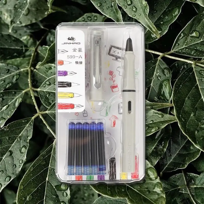 Jinhao 599a авторучка набор каллиграфия ручка Dolma Kalem Pluma Студенческая со съемным чернильным мешком ручка подарок для мальчиков и девочек прекрасный