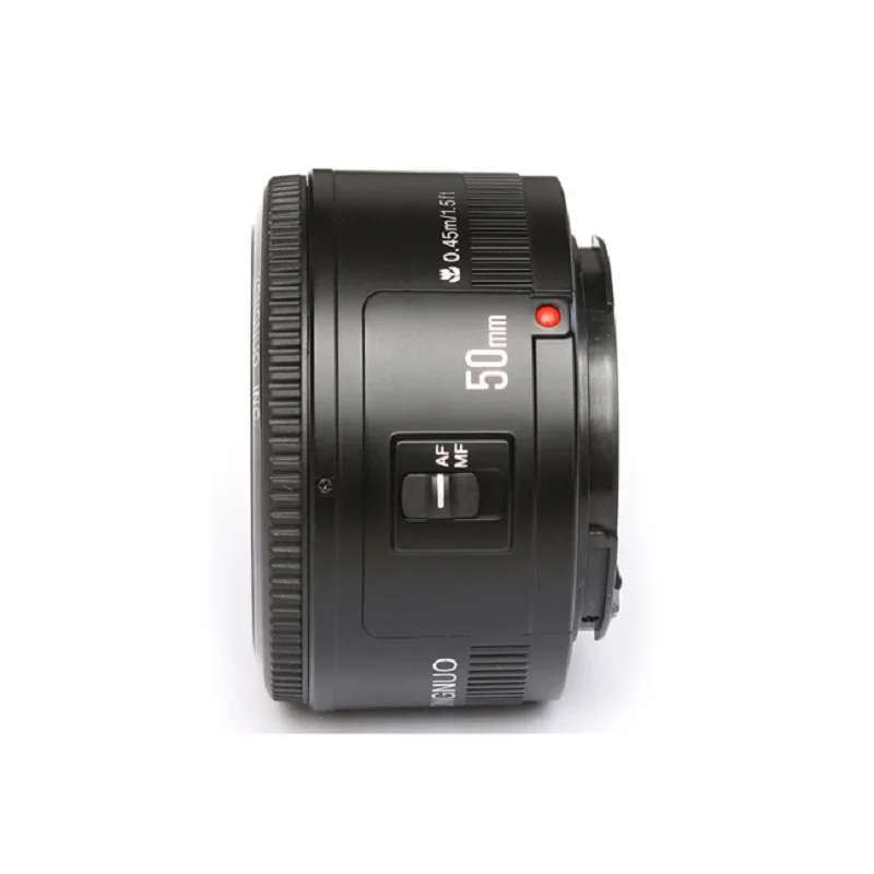 YONGNUO YN50mm F1.8 Камера объектив EF 50 мм для Canon диафрагма автофокусом линзы для EOS DSLR 700D 750D 800D 5D Mark II IV 10D 1300