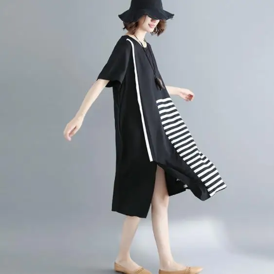 2019 Новое офисное женское платье с коротким рукавом профессиональное прямое