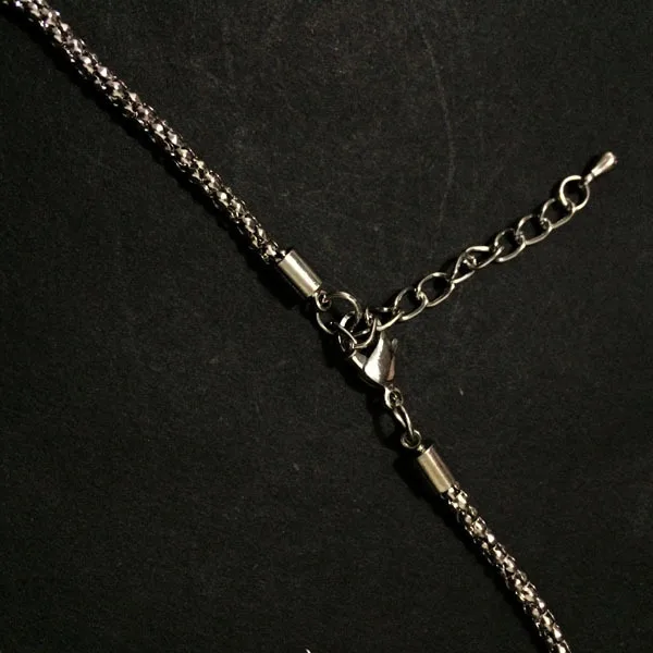 10 шт./лот новый дизайн металлическая кнопка ожерелье квадратная сделай сам