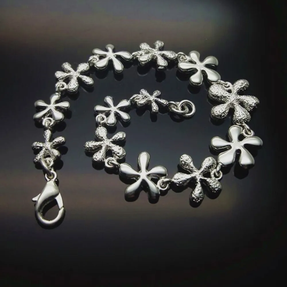 Браслеты для женщин серебряный браслет 925 покрытый bijoux en argent pas cher|bracelets for|bracelets for